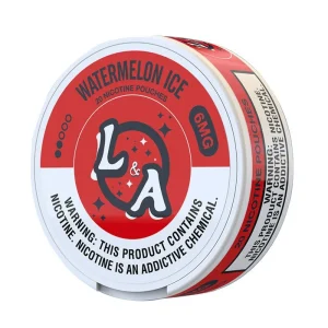 L&A Watermelon Ice Nicotine Pouches (20 Pouches/Can)
