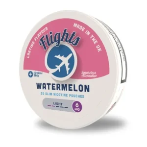 Flights Watermelon Nicotine Pouches – Tobacco-Free Nicotine (UK Made)