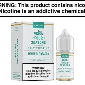 MENTHOL TOBACCO BY FOUR SEASONS SALTS 30ML