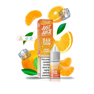 Just Juice Bar Orange & Clementine 10ml Nic Salt – Sweet, Zesty, Smooth