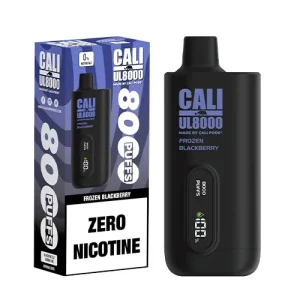 Cali UL8000 Frozen Blackberry ZERO Nicotine Disposable
