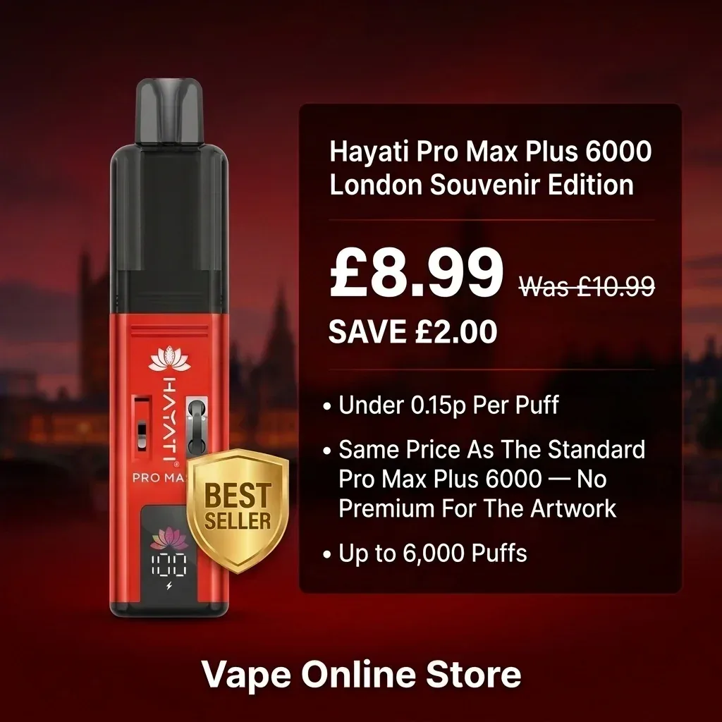 Hayati Pro Max Plus 6000 London Souvenir Edition - Image 2