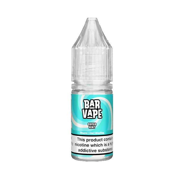 Super Mint Nic Salt E-Liquid by Bar Vape