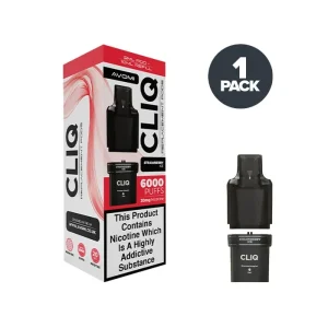 Strawberry Ice Avomi Cliq 6000 Prefilled Pods