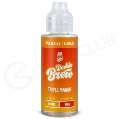Triple Mango Shortfill E-Liquid by Double Brew Bar Series 100ml