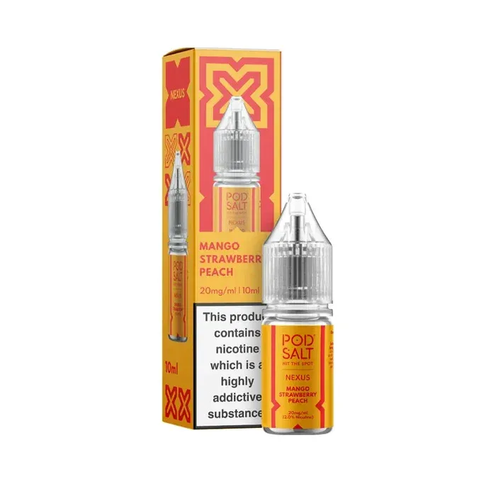 Mango Strawberry Peach 10ml Nic Salt E-Liquid by Nexus