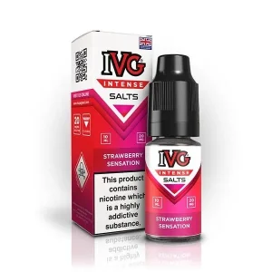 IVG Intense Nic Salt Strawberry Sensation 10ml E-Liquid