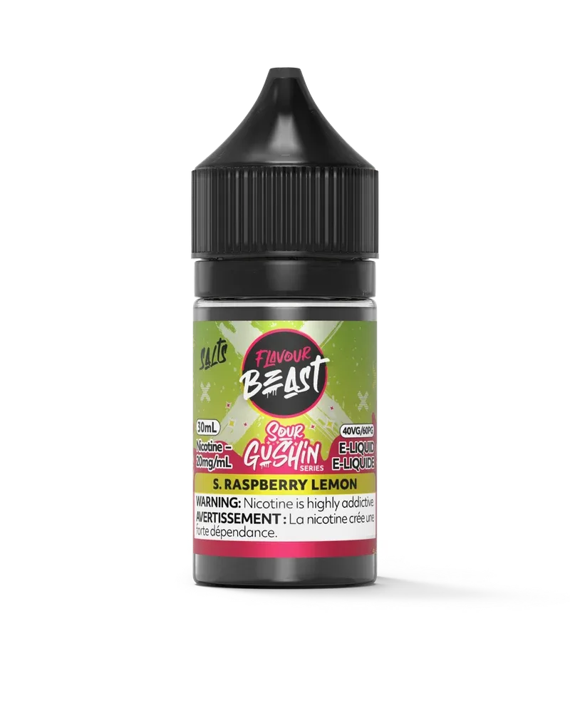 Flavour Beast Gushin Sour Raspberry Lemon 20mg 30ml