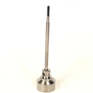 4.5" Titanium Staff Dabber W/ One Hole Carb Cap