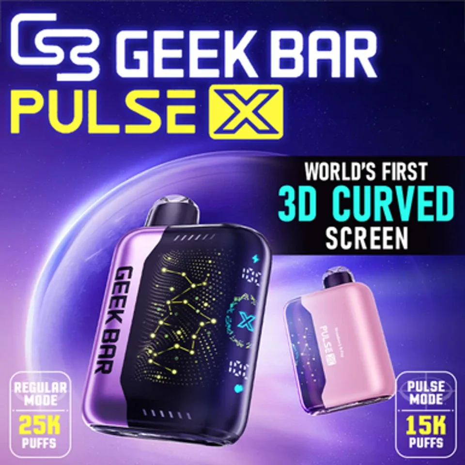 Geek Bar Pulse X Edition – 25,000 Puff - 5CT Display - Disposable Vape -