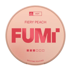 Fiery Peach FUMI Nicotine Pouches