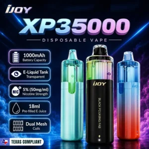 iJoy XP35000 Disposable Vape Texas Compliant