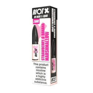 Strawberry & Banana Marshmallow by Riot X Nic Salts
