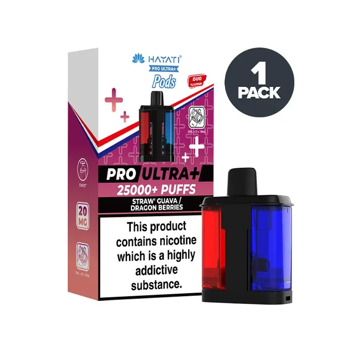 Straw' Guava / Dragon Berries Hayati Pro Ultra Plus Refill Pack