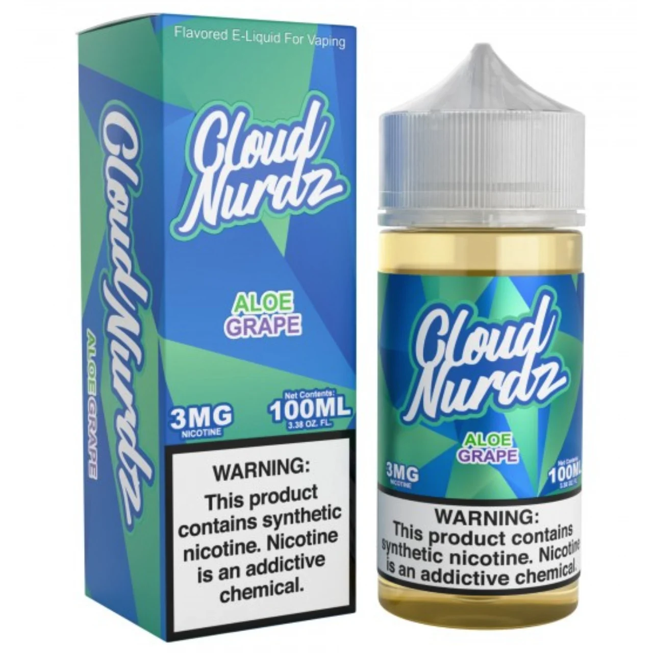 Aloe Grape Synthetic Nicotine 100ml E-Juice | Cloud Nurdz