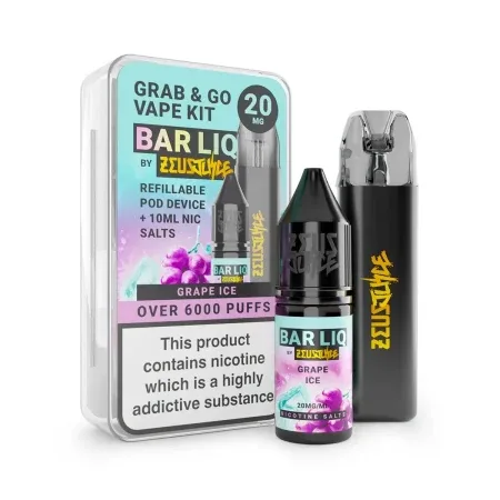Zeus Juice Grab and Go Pod Kit – Grape Ice