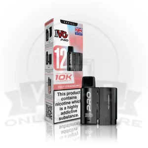 Fizzy Strawberry IVG Pro 12 Prefilled Replacement Pods