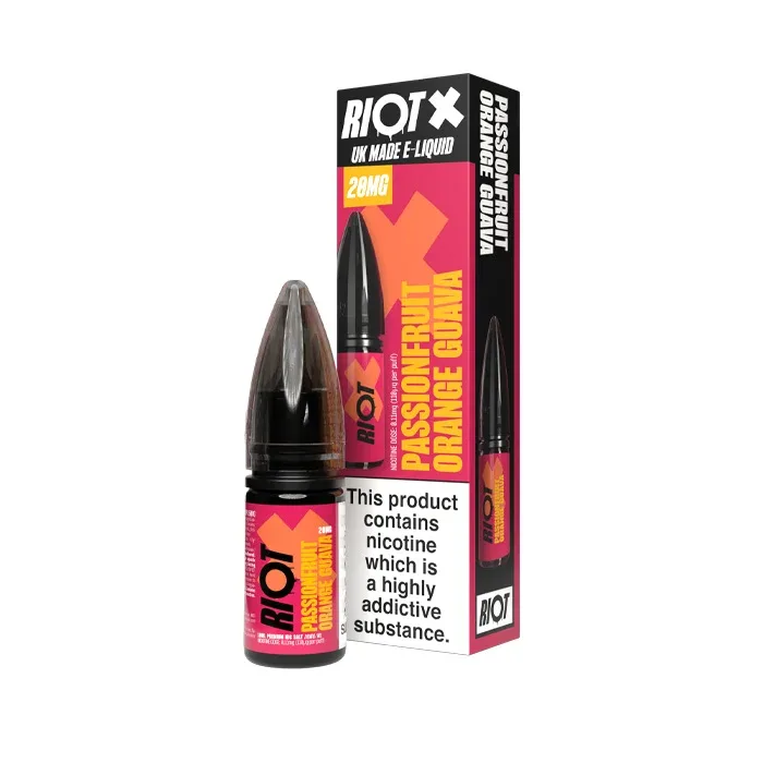 Passionfruit Orange Guava Nic Salt by Riot X