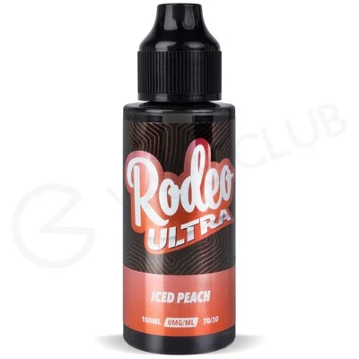 Peach Iced Tea Shortfill E-Liquid by Rodeo Ultra 100ml