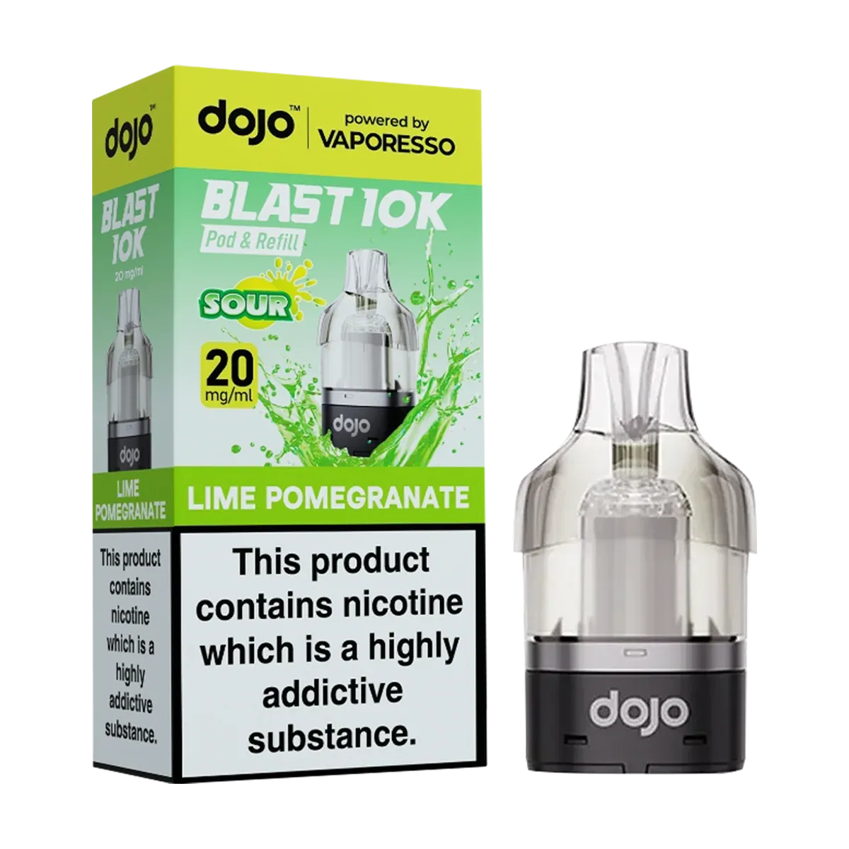Lime Pomegranate Dojo Blast 10K Refill Pack