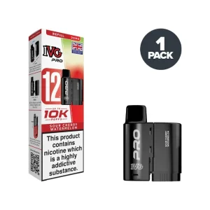 Sour Cherry Watermelon IVG Pro 12 Refill Pack