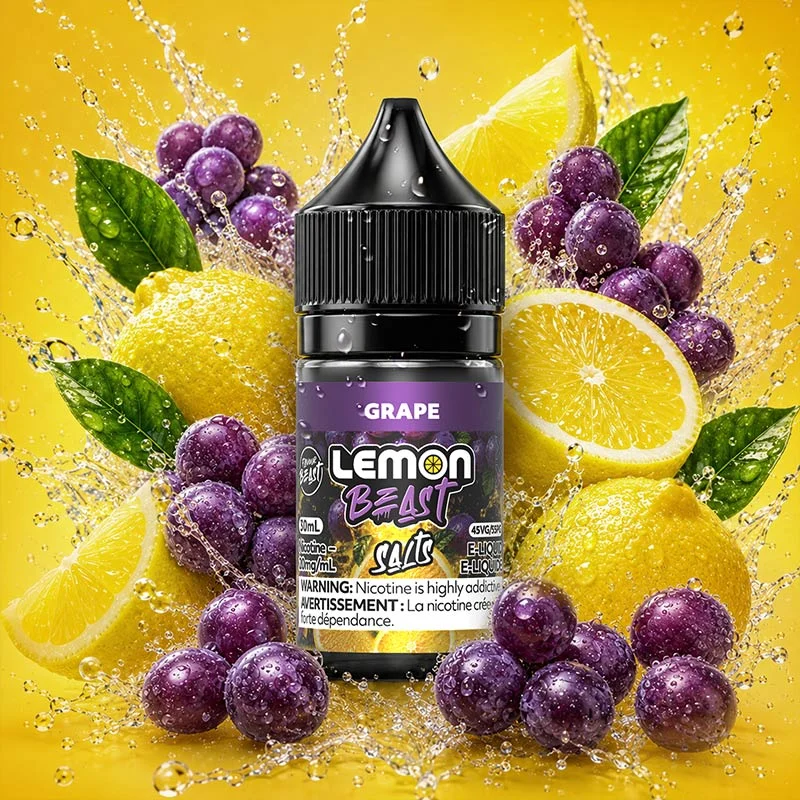 Lemon Beast Grape 30 ml Salt Nic E-Liquid