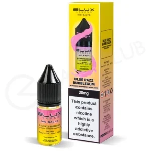 Blue Razz Bubblegum Nic Salt E-Liquid by Elux Legend