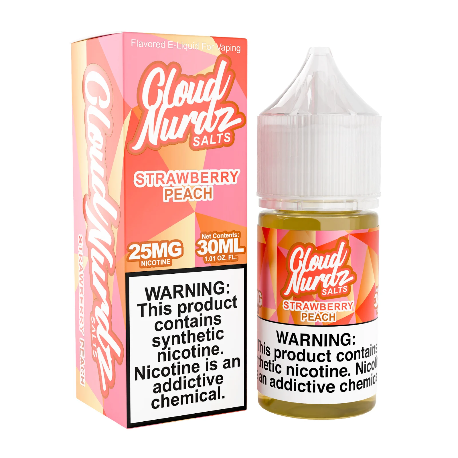 Strawberry Peach – Cloud Nurdz Salts – 30mL
