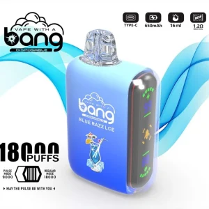 Bang King 18000 Puffs LED display Disposable Vape E-cigarettes Bulk Buy