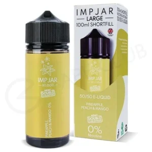 Pineapple Peach Mango Shortfill E-Liquid by Imp Jar Large 100ml