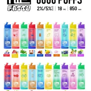 FLIE FATTY 5% NIC DISPOSABLE VAPE 18ML 8000 PUFFS