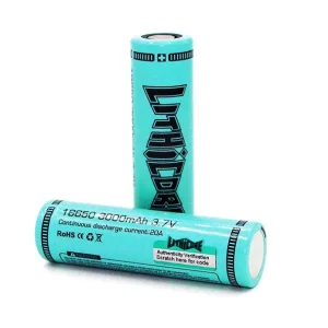 Lithicore 18650 3000mAh Battery - Singles