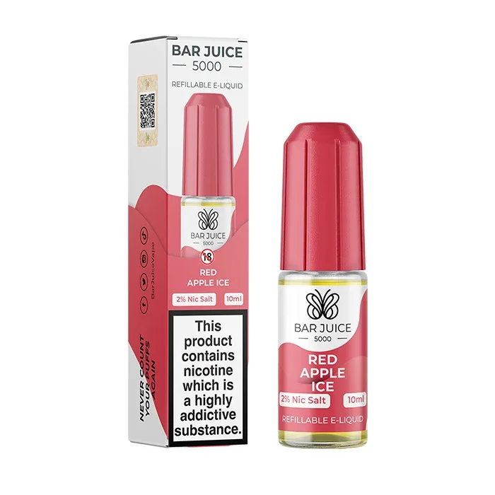 Red Apple Ice Nicotine Salt by Bar Juice 5000