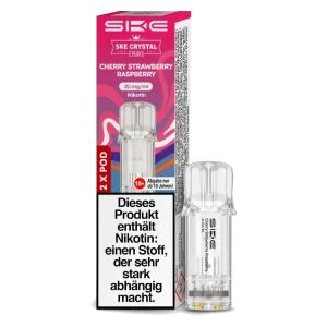 SKE Crystal Plus Prefilled Pods - Cherry Strawberry Raspberry - Mr-Joy.com