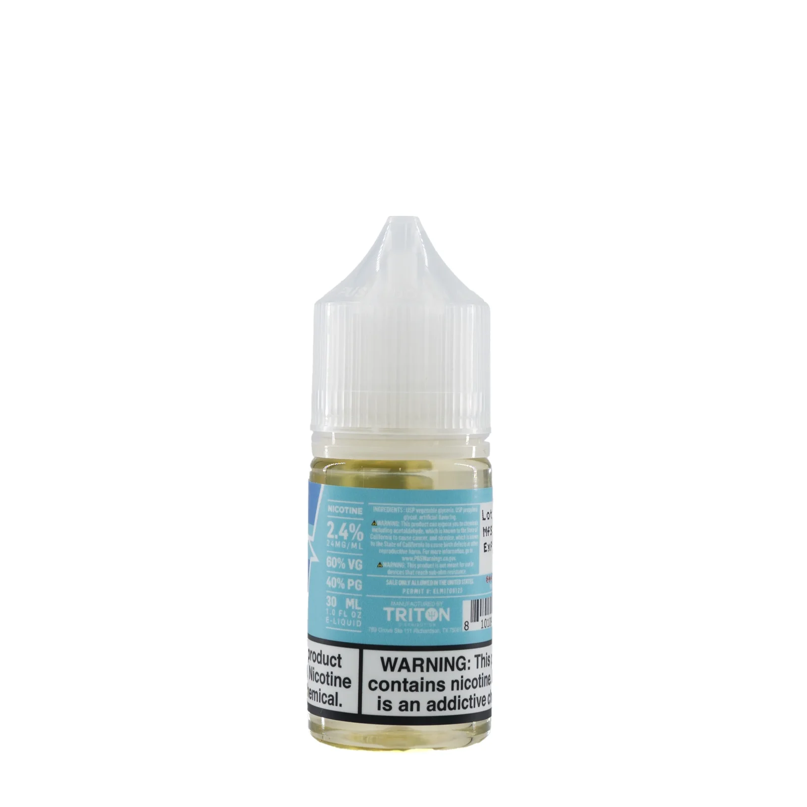 Vapetasia E-Liquid Salt Nic - ICED Rain Bops - 30ml - Image 2