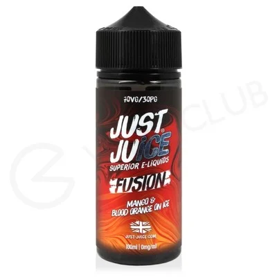 Mango & Blood Orange On Ice Shortfill E-Liquid by Just Juice Fusion 100ml