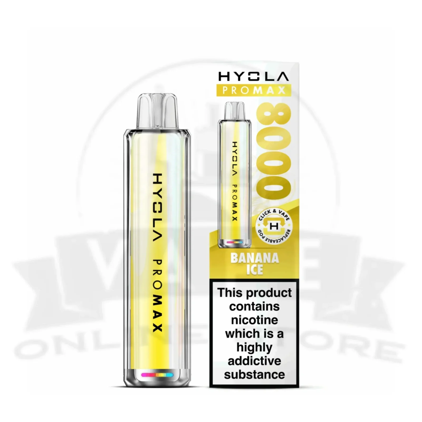 Box Of 5 Hyola Pro Max 8000 Prefilled Pod Kit - Image 2