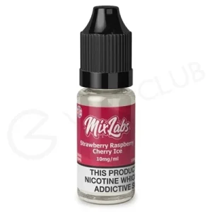 Strawberry Raspberry & Cherry Ice Nic Salt E-Liquid by Mix Labs