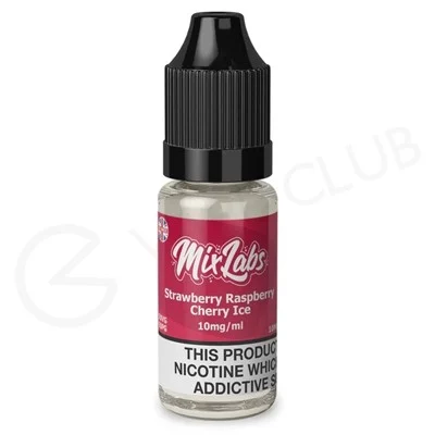 Strawberry Raspberry & Cherry Ice Nic Salt E-Liquid by Mix Labs