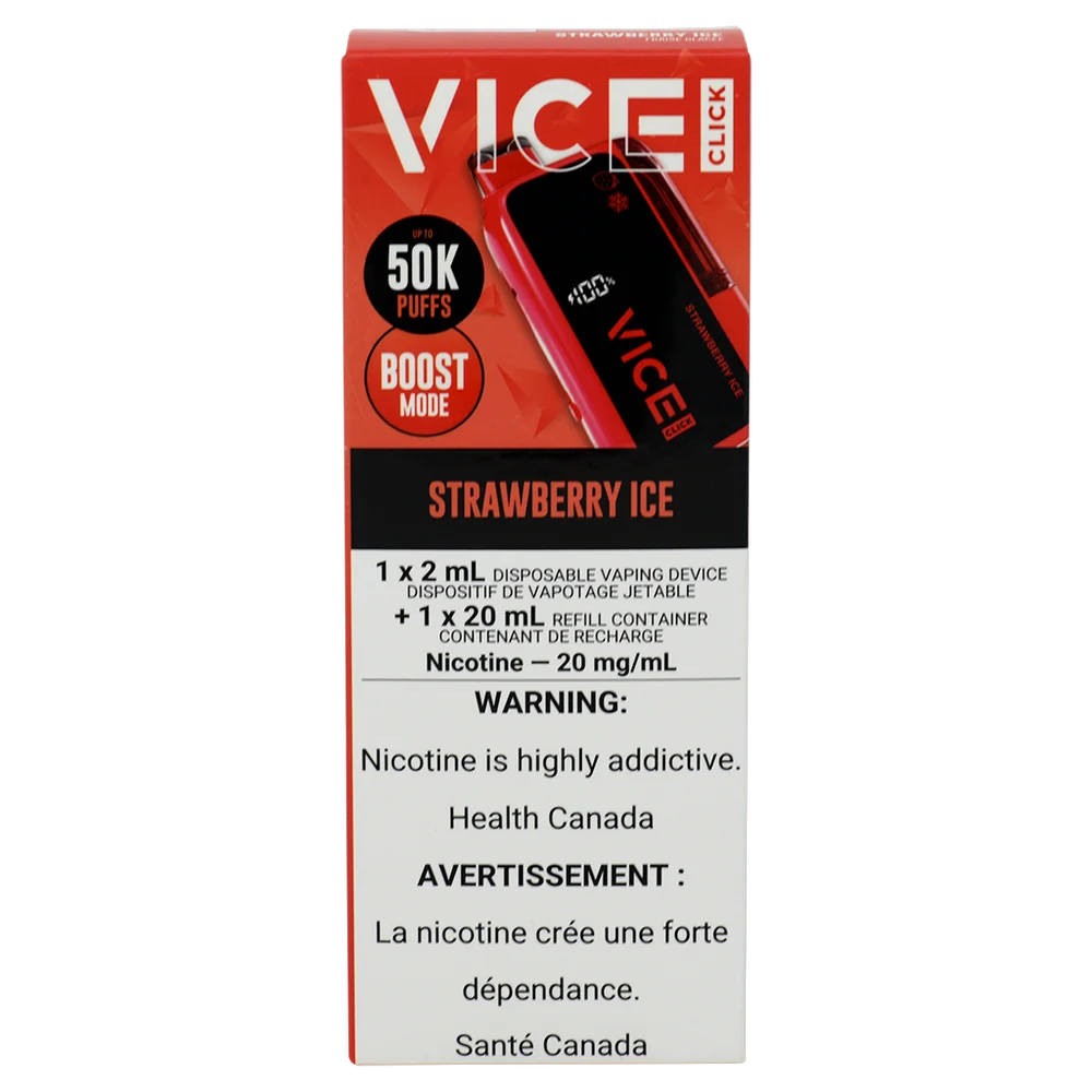 Vice Click 50K Strawberry Ice 2ml 20mg