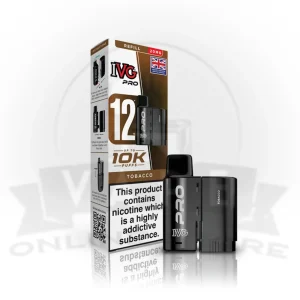 Tobacco IVG Pro 12 Prefilled Replacement Pods
