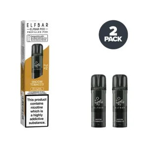 Snoow Tobacco Elf Bar 600 Prefilled Pods