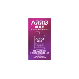 ARRØ MAX Zero Nicotine Vape – Strawberry Pomegranate Ice – ARRØ Brand