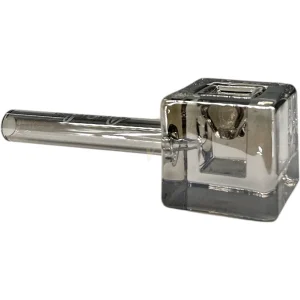 Dogg Lbs 4 Inch Electro Plated Cube Hand Pipe