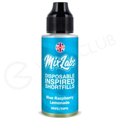 Blue Raspberry Lemonade Shortfill E-Liquid by Mix Labs 100ml