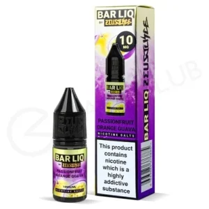 Passionfruit Orange Guava Nic Salt E-Liquid by Bar Liq