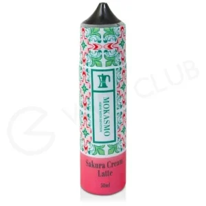 Sakura Cream Latte Shortfill E-Liquid by Mokasmo 50ml