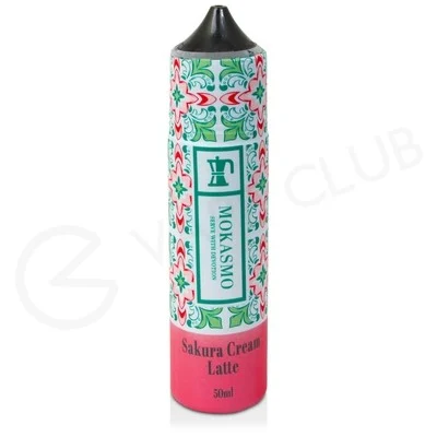 Sakura Cream Latte Shortfill E-Liquid by Mokasmo 50ml