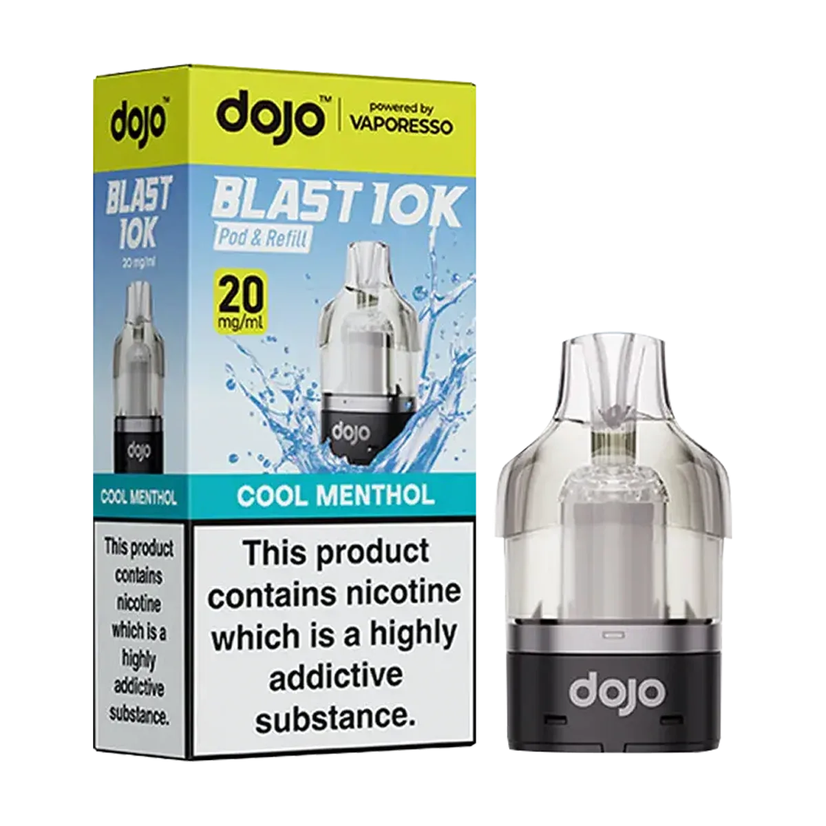 Cool Menthol Dojo Blast 10K Refill Pack
