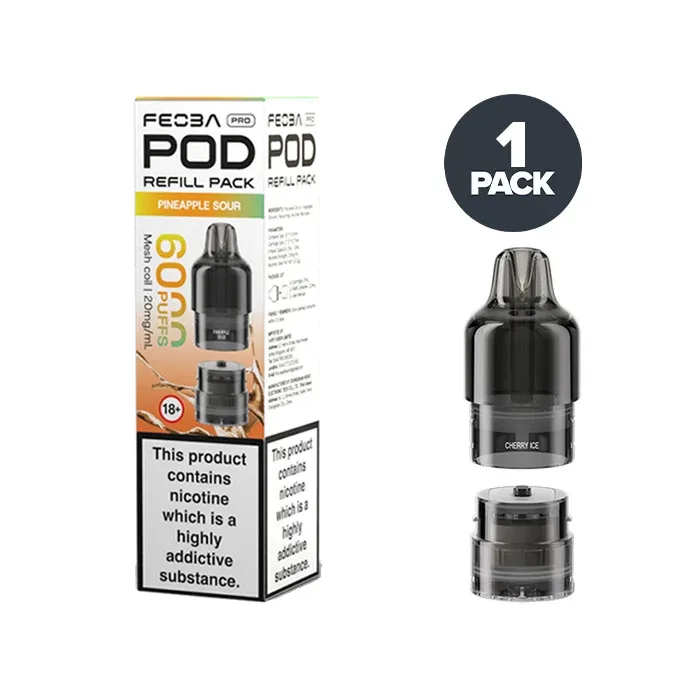 Pineapple Sour Feoba Pro 6000 Prefilled Pods